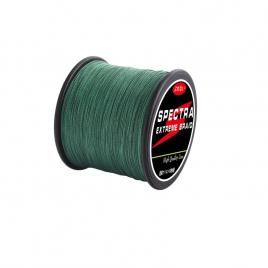 Fir textil pescuit 300m 0.20mm Spectra Extreme Braid X4, culoare verde, fir principal, inaintas, rezistenta la nod si abraziune, pentru spinning, stiuca, crap, somn