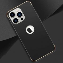 Husa compatibila cu apple iphone 14 pro max, elegance luxury 3in1 black, mystyle�