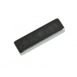 Magnet de neodim, 15 x 10 x 3 mm, negru / argintiu