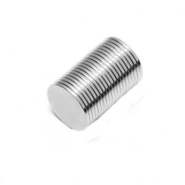 Magnet neodim disc 20mm x 1mm - set de 20 bucati