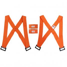 Set 2 curele, ham pentru 2 persoane pentru ridicare si transport greutati, mobila si electrocasnice,
