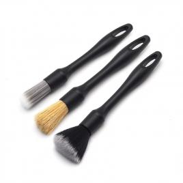 Set 3 pensule profesionale ideale pentru detailing si curatare interior - exterior auto, elemente de