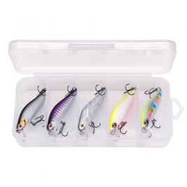 Set 5 voblere 70mm 7g, FISHINGBOX MAKE FISHING BETTER, voblere Vibratie puternica, cu scufundare pe toate adancimea apei, pentru pescuit la stiuca, somn, salau, model 2