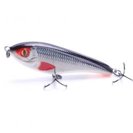 Vobler JerkBait 9cm 21gr pescuit la stiuca, somn, salau, naluca scufundare lenta ochi 3D, model 2