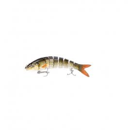 Vobler articulat cu 8 segmenti FISHINGBOX MAKE FISHING BETTER pentru pescuitul la spinning - imita perfect miscarile si aspectul unui peste real, pentru a prinde stiuca, somn sau pastrav intr-un mod eficient, 14cm 23g model 5