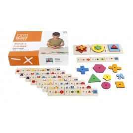 Joc educativ - construieste o floare