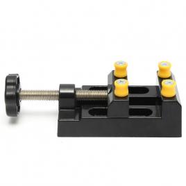 Mini menghina universala bricolaj, aliaj de aluminiu, negru/galben