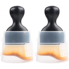 Set 2 perie profesionala cu peri moi, ideala pentru detailing interior auto, trimuri, piele auto,