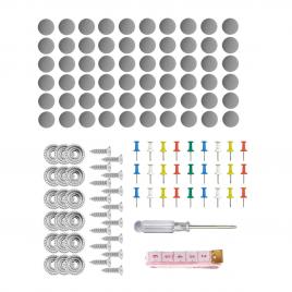 Set 60 accesorii reparatie auto, cu surubelnita, banda de masura, usor de instalat, robust si