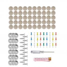 Set 60 accesorii reparatie auto, cu surubelnita, banda de masura, usor de instalat, robust si