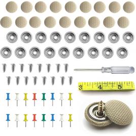 Set 70 capse de reparare a acoperisului auto, compatibil cu bmw/vw/audi/opel, bej