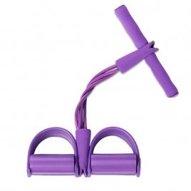 Benda/extensor de rezistenta, gyhhxlh, tpe, 4 tuburi, 46 cm, violet