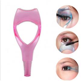 Instrument de ghidare pentru aplicator rimel, 4.2x10.5 cm, roz