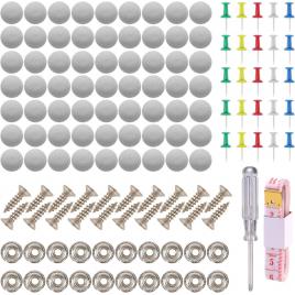 Kit 65 capse, pentru reparatia plafonului auto, compatibil audi, opel, bmw, vw, usor de instalat, surubelnita,