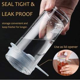 Set 6 capace din silicon,6 marimi, pentru vase de gatit si recipiente de depozitare alimente