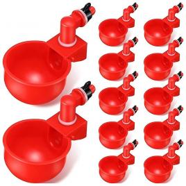 Set de 10 adapatoare automate pentru pasari mici de curte: rate, gaste, bibilici, pui, gaini si curci