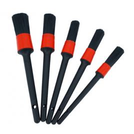 Set perii curatare interior masina, 5 bucati, negru