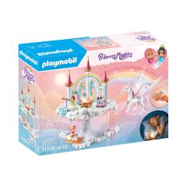 Playmobil princess magic - castelul curcubeu in nori