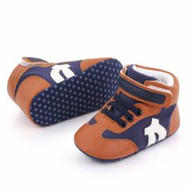 Ghetute maro cu bleumarine pentru baietei (marime disponibila: 3-6 luni