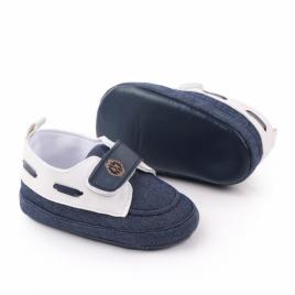 Pantofiori denim tip mocasini (marime disponibila: 6-9 luni (marimea 19