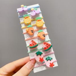 Set de 10 elastice pentru par - figurine diverse model 7