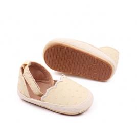 Pantofiori bebelusi ivoire - sunny (marime disponibila: 3-6 luni (marimea 18