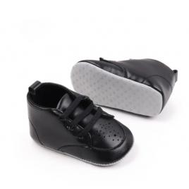 Pantofi pentru bebelusi, negri (marime disponibila: 6-9 luni (marimea 19