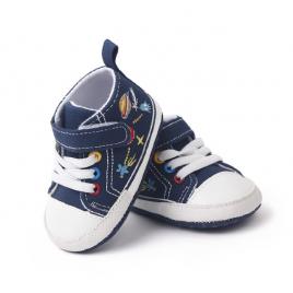 Tenisi bleumarin pentru bebelusi - constelatia (marime disponibila: 3-6 luni