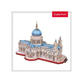 Puzzle 3d cubicfun - catedrala st. paul nivel complex 643 piese