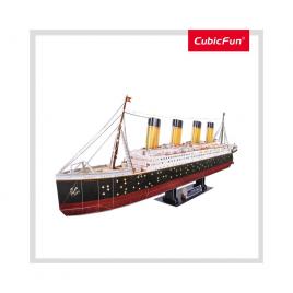 Puzzle 3d cu led titanic 266 piese