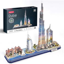 Puzzle 3d led dubai 182 piese