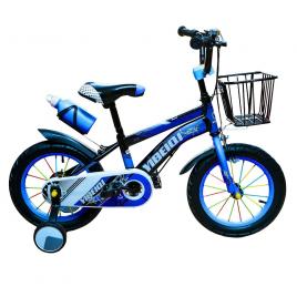 Bicicleta copii 12 inch cu cosulet, albastru