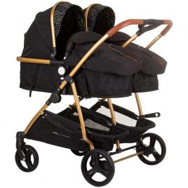 Carucior gemeni chipolino duo smart 2 in 1 obsidian leaves