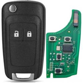 Cheie cu cip si telecomanda opel insignia astra j corsa e mokka 2 butoane