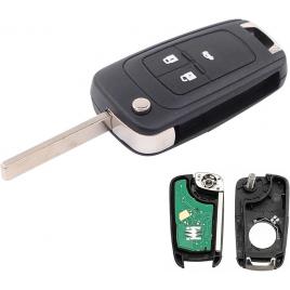Cheie cu cip si telecomanda opel insignia astra j corsa e mokka 3 butoane