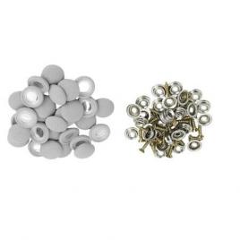 Kit de 30 de capse pentru repararea plafonului masinii, compatibil cu audi, opel, bmw, vw, gri