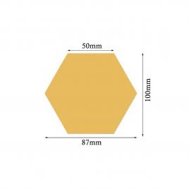 Set 24 hexagonale autocolante de perete tip oglinda, rezistent la apa, design interior, usor de