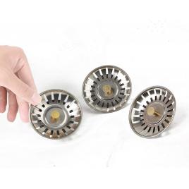 Set 3 site chiuveta, inox, 80 mm, argintiu