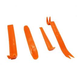 Set 4 spatule demontare plastice auto, slh europe, portocaliu