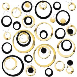 Set oglinzi design modern, 48 bucati/set, rezistent la apa, design interior, usor de curatat si