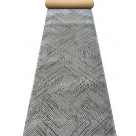 Traversa hol, model opus 54335 670, latime 100 cm, festonata, gri