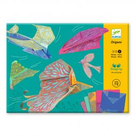 Joc creativ origami pasari inaripate, djeco