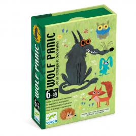 Joc de cooperare cu carti wolf panic, djeco