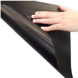 Set 4 bucati folie din teflon pentru aragaz sau plita, 27 x 27 cm, negru