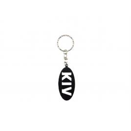 Breloc auto din plastic negru, kia