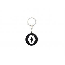 Breloc auto din plastic negru, renault