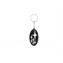 Breloc auto din plastic negru, subaru
