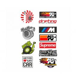 Set 11 bucati stickere - brands, creative rey®