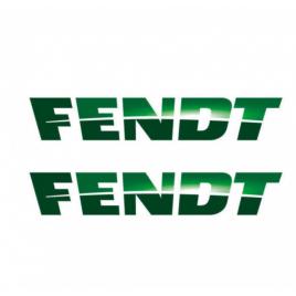 Set 2 stickere fendt logo 15 cm, creative rey®
