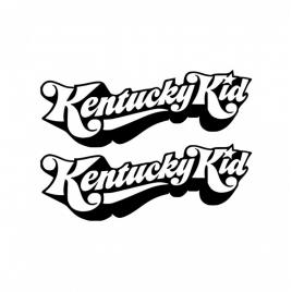 Set 2 stickere kentucky kid 15 cm, creative rey®